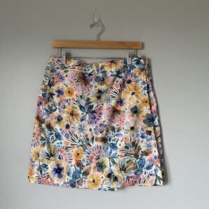 RipSkirt Hawaii Fleur Watercolor Floral Wildflower Skirt Women's Size Medium NWT